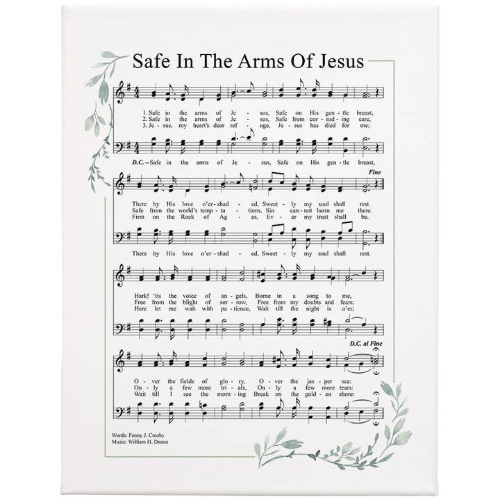 Al sicuro tra le braccia - Tela avvolta per la vendita all'ingrosso da parte di Sincere Surroundings