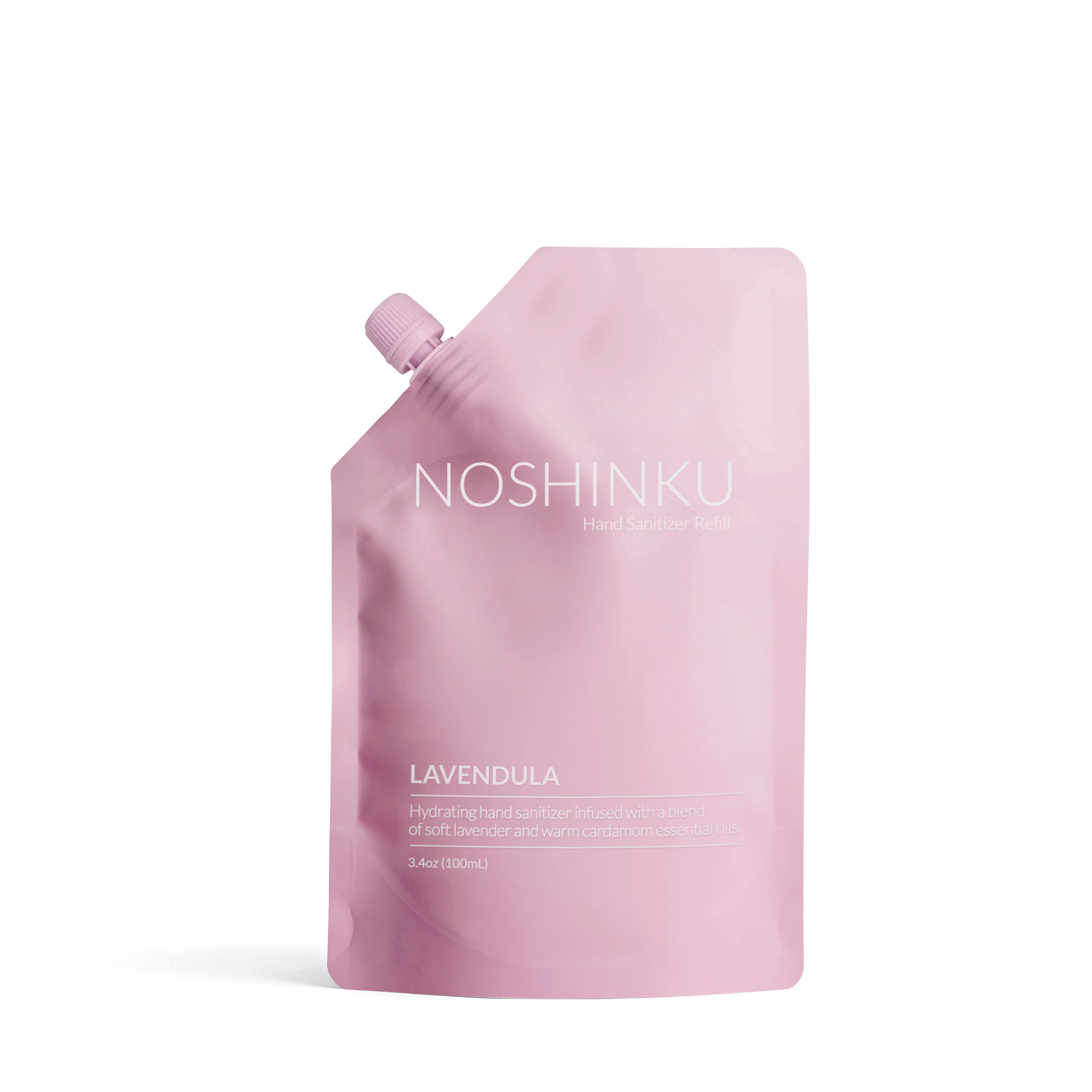 Noshinku - Wholesale Hand Sanitizer - Lavender Nourishing Hand Sanitizer Mini Travel Refill Pouch4