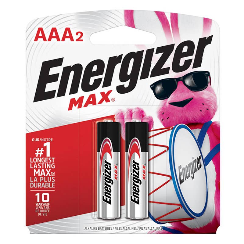 Deluxe Import Trading - Venta al por mayor Bajoplatos - Paquete de 2 baterías AAA Energizer0