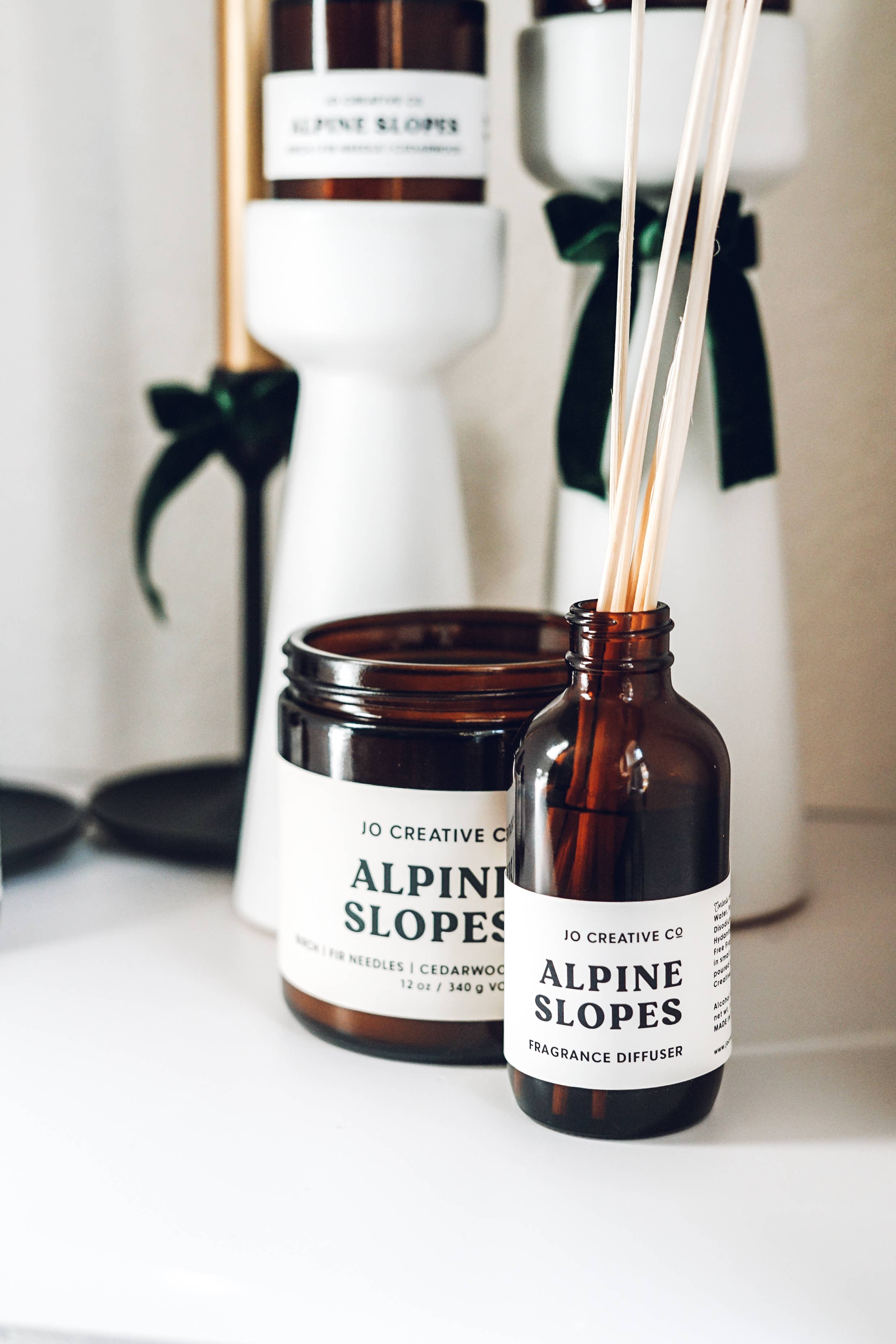 Jo Creative Co - Wholesale Jar/Filled Candle - Alpine Slopes Candle3