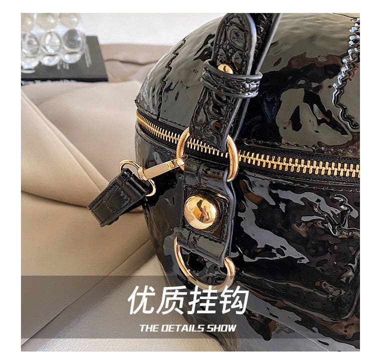 MB Fashion Wholesale - Wholesale Crossbody Bag - Women's - EVERY FASHION 3D Skull Crossbody Bag with Glossy Finish and Dual Zipper Closure6