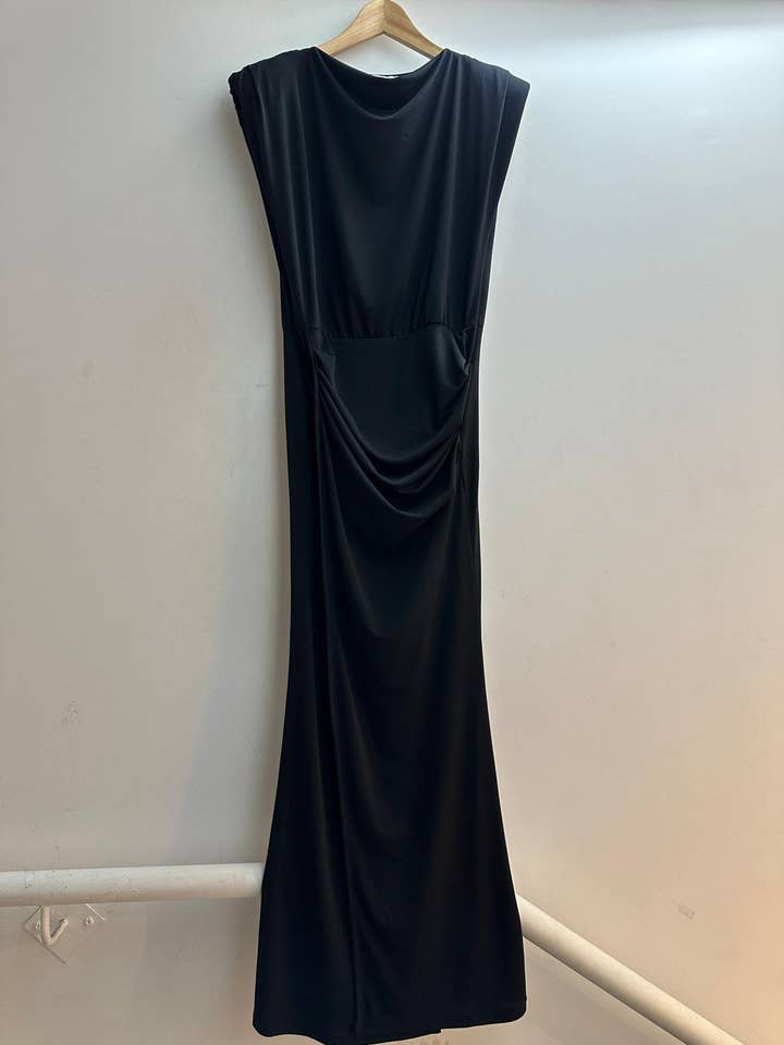 LORIANE - Wholesale Dress - Women's - 10586 tight long dress with front slit one size