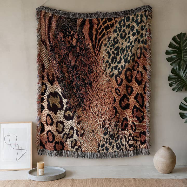 CasaIuliia - Wholesale Throw blanket - Exotic Leopard Print Throw Blanket – Safari Style Home Decor