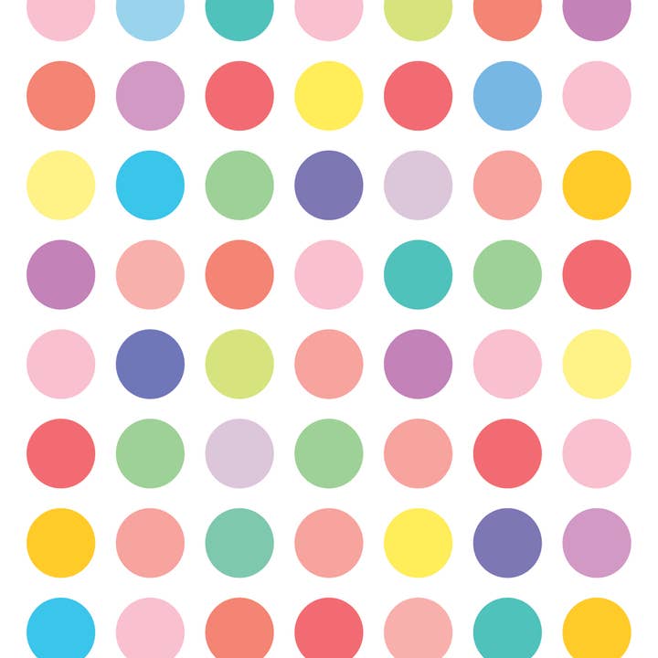 40121 COLOR CIRCLES STICKERS for wholesale by BCmini