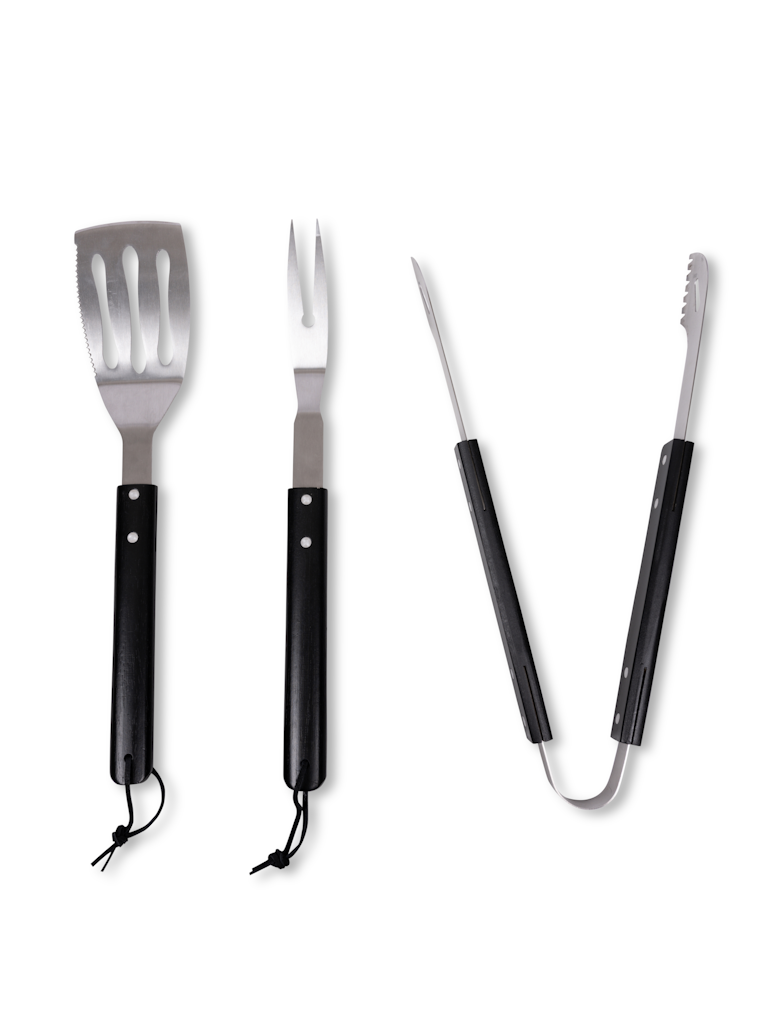 Sagaform AB - Wholesale Outdoor Grill Tools - Sagaform Fredde Bbq Set, 3-Pcs0