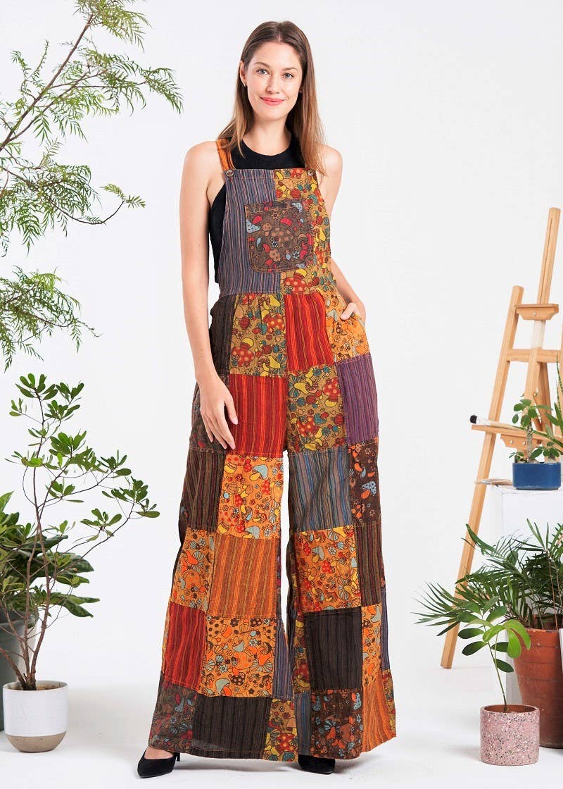 Kathmandu Imports – Großhandel Jumpsuit – Damen – Jumpsuit mit „Shroom Patch“ (KT-1393)2