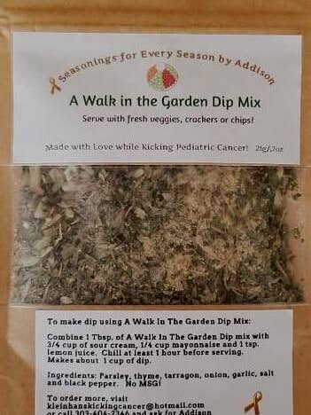 Seasonings For Every Season: A Walk in the Garden Dip Mix for wholesale by The 5280 Mermaid