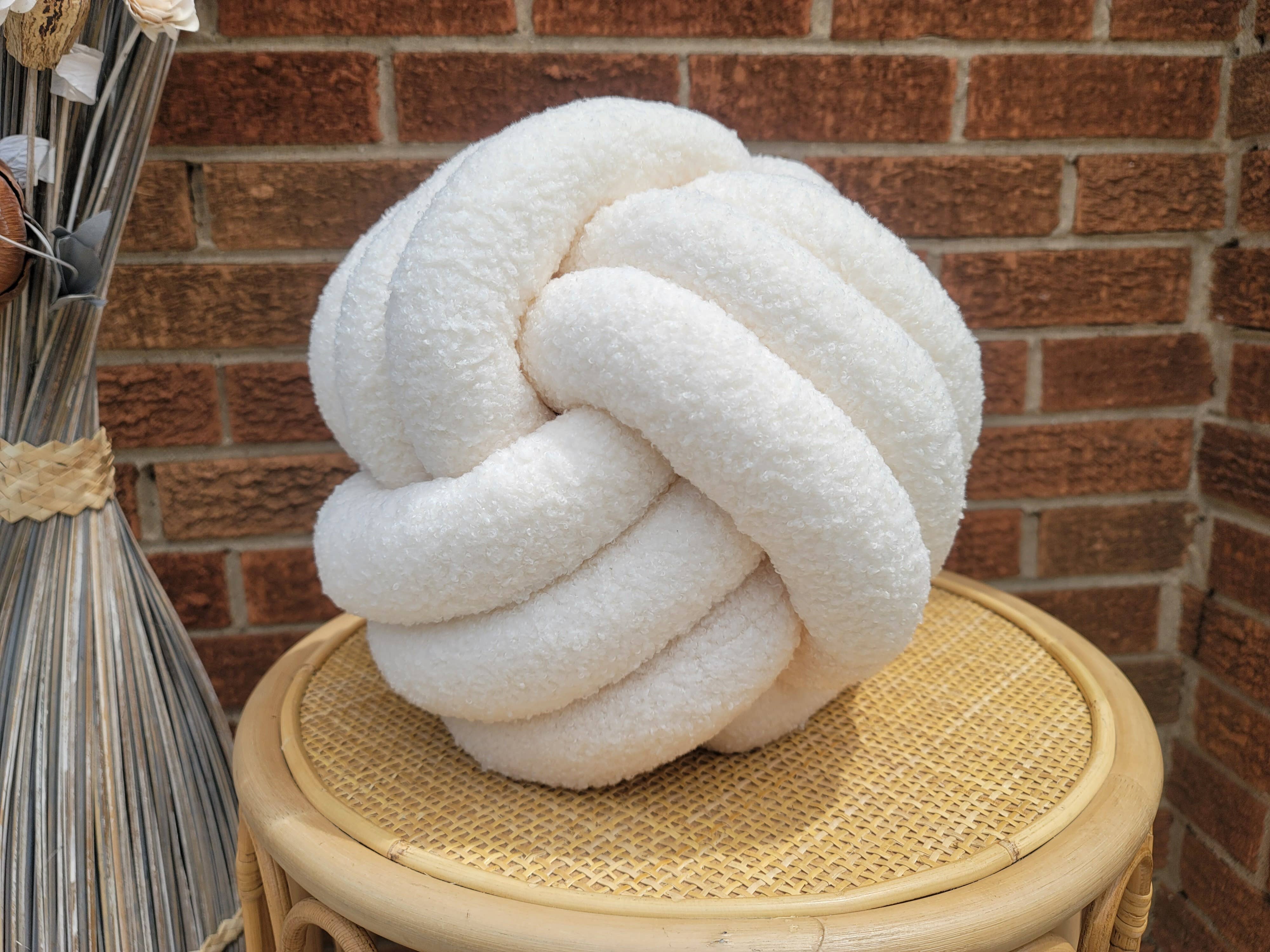 SUF Products LLC - Wholesale Throw/Decorative Pillow - Boucle Knot Pillows Soft and Cozy - Trendy Textured cushion10