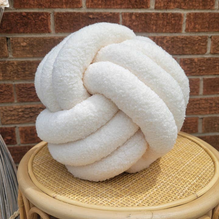 SUF Products LLC - Wholesale Throw/Decorative Pillow - Boucle Knot Pillows Soft and Cozy - Trendy Textured cushion10