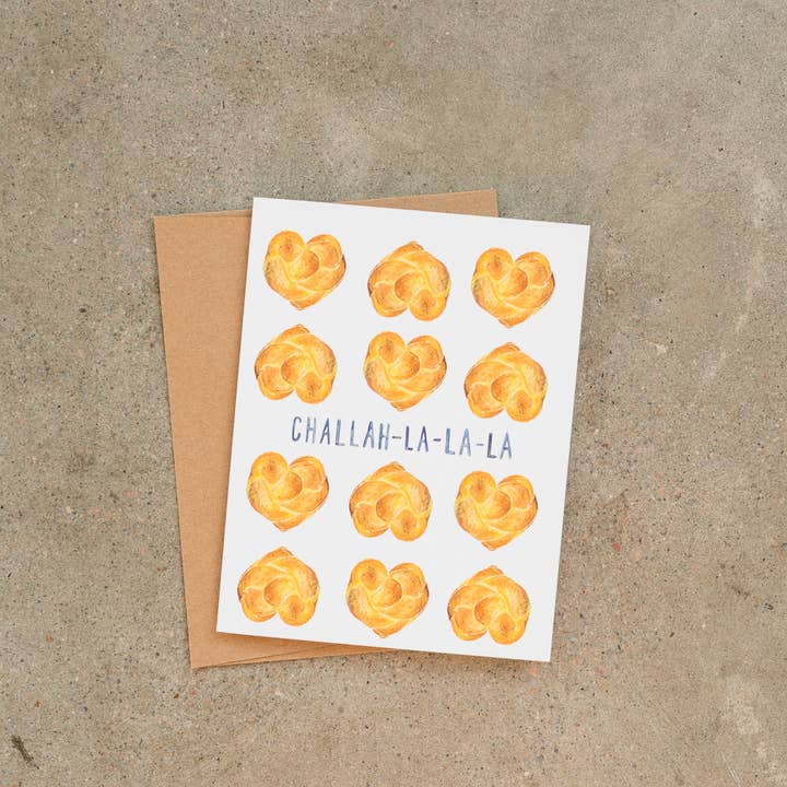 Lana's Shop - Wholesale Hanukkah Card - La La La Hanukkah Greeting Card1