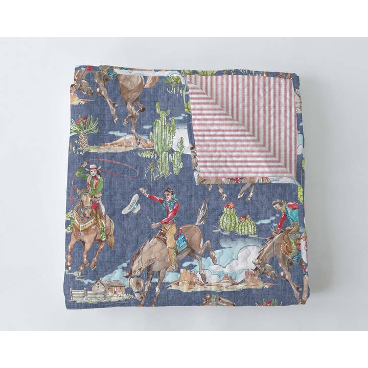 Ida Mae Home - Wholesale Quilt - Birdie Chambray Quilt