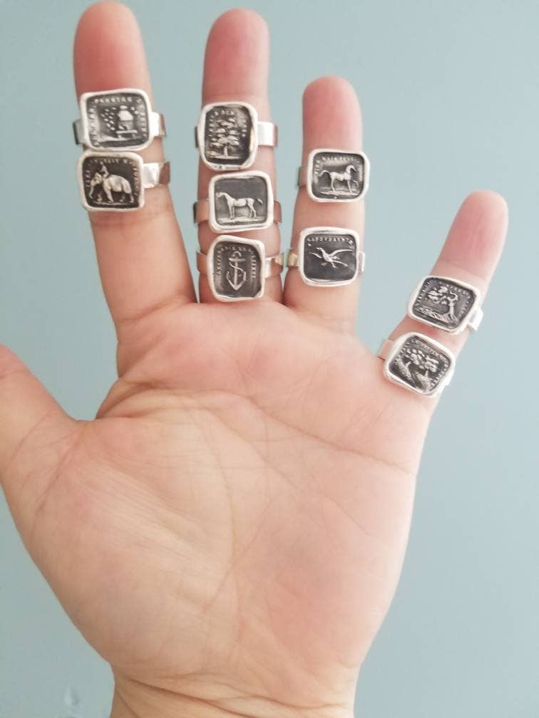 Plum and Posey – wholesale Signetring – Bli ett lejon - Härifrån stiger jag Ring5