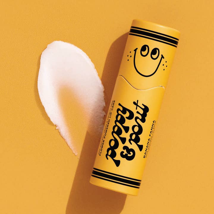 Lip Balm, Lil Poppies, Banana Fanna for wholesale by Poppy & Pout