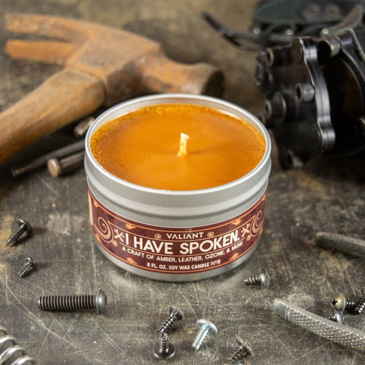 Valiant Candle - Wholesale Travel Candles - I Have Spoken Candle1