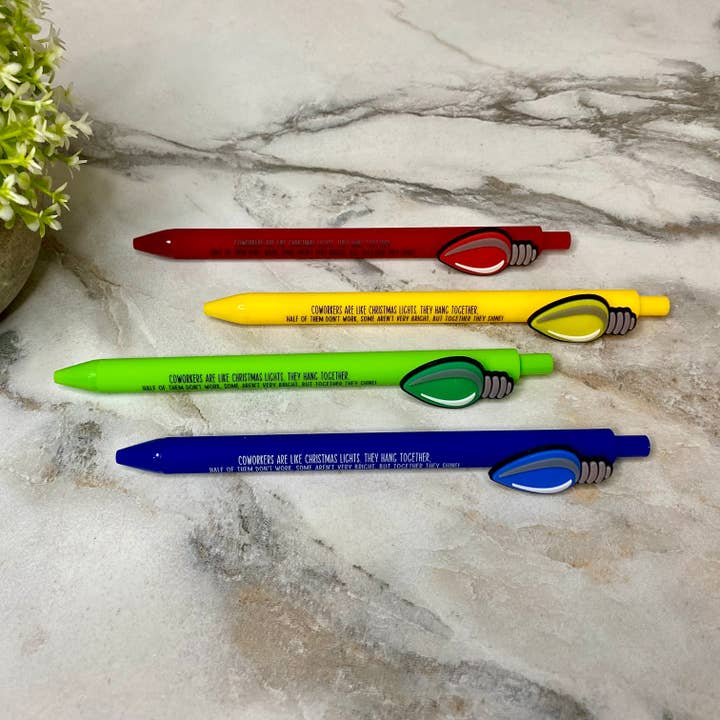 Hive Supply - Wholesale Pen - Pen - Coworker Christmas Light Saying1