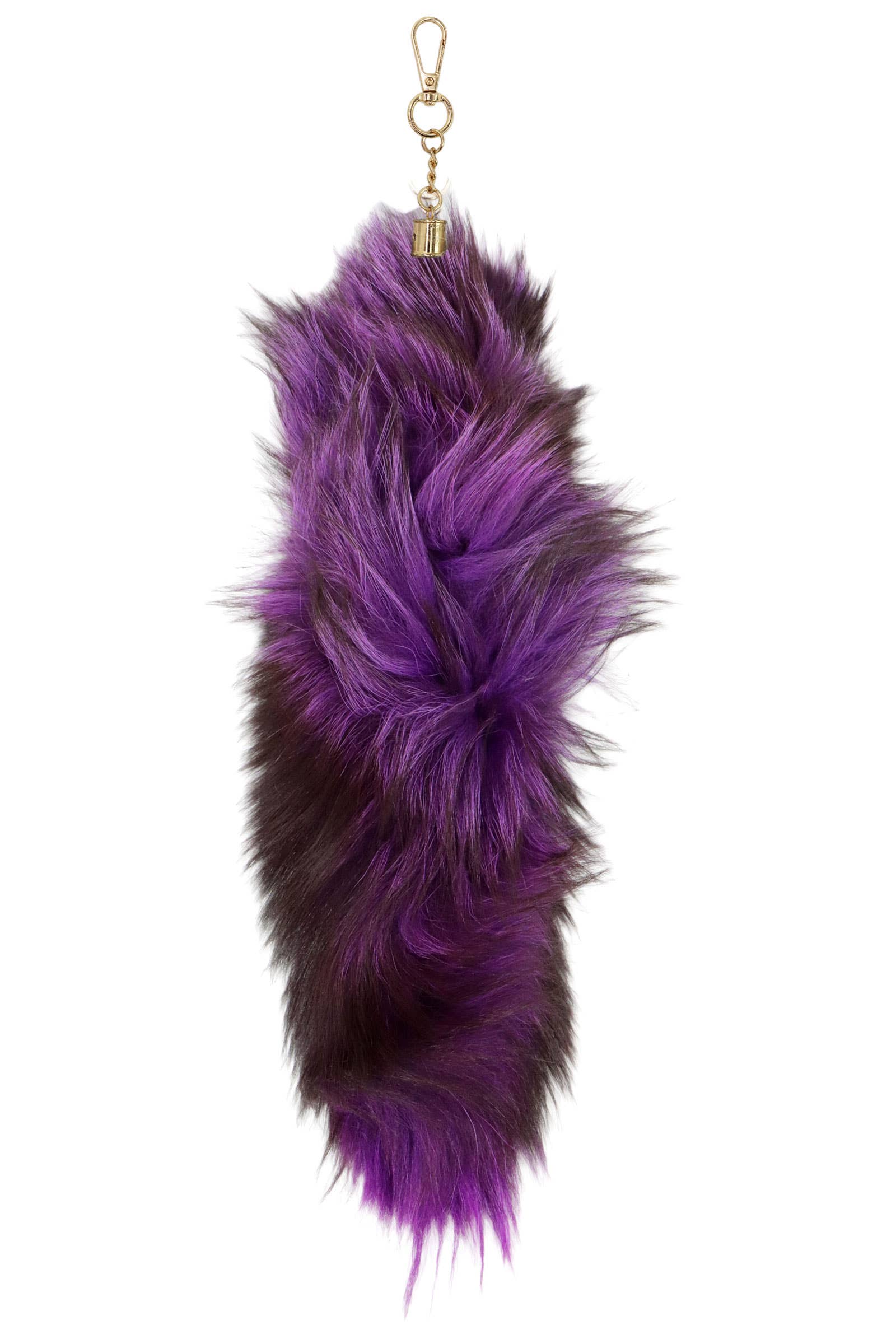 SORTIDAS Chaveiro de cauda de pelúcia oversized com efeito ombré - 47 cm para venda a revendedores na Faire5