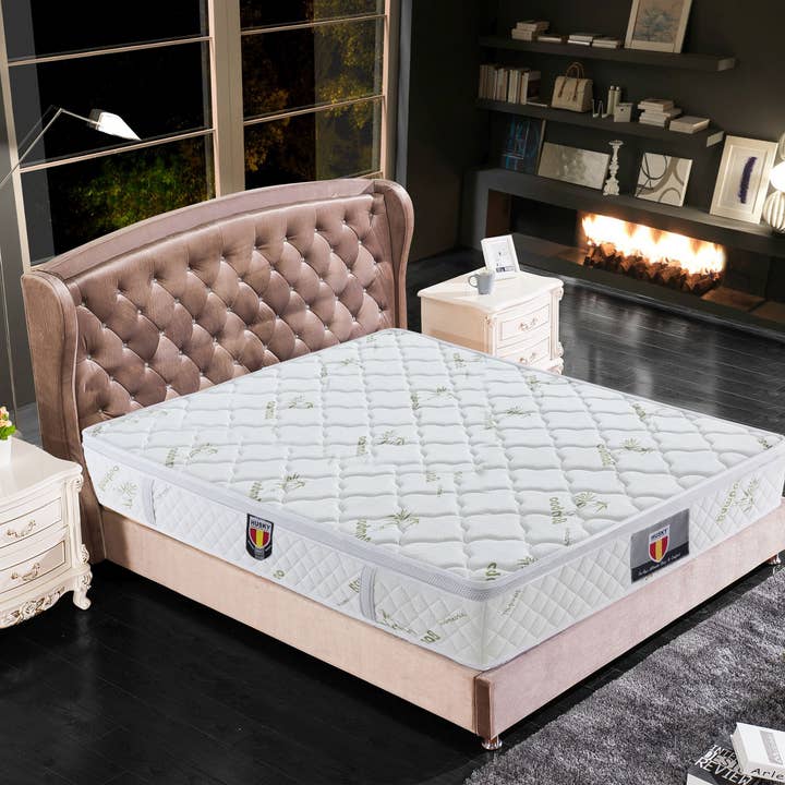 Husky® Furniture and Mattresses - Vente Lit - Husky® Kingdom — Ressorts ensachés HD, Housse en bambou - Matelas
