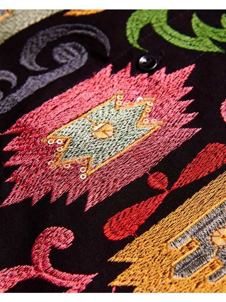 MULTI Babylon Artisan Edition Button Up Shirt for wholesale on Faire3