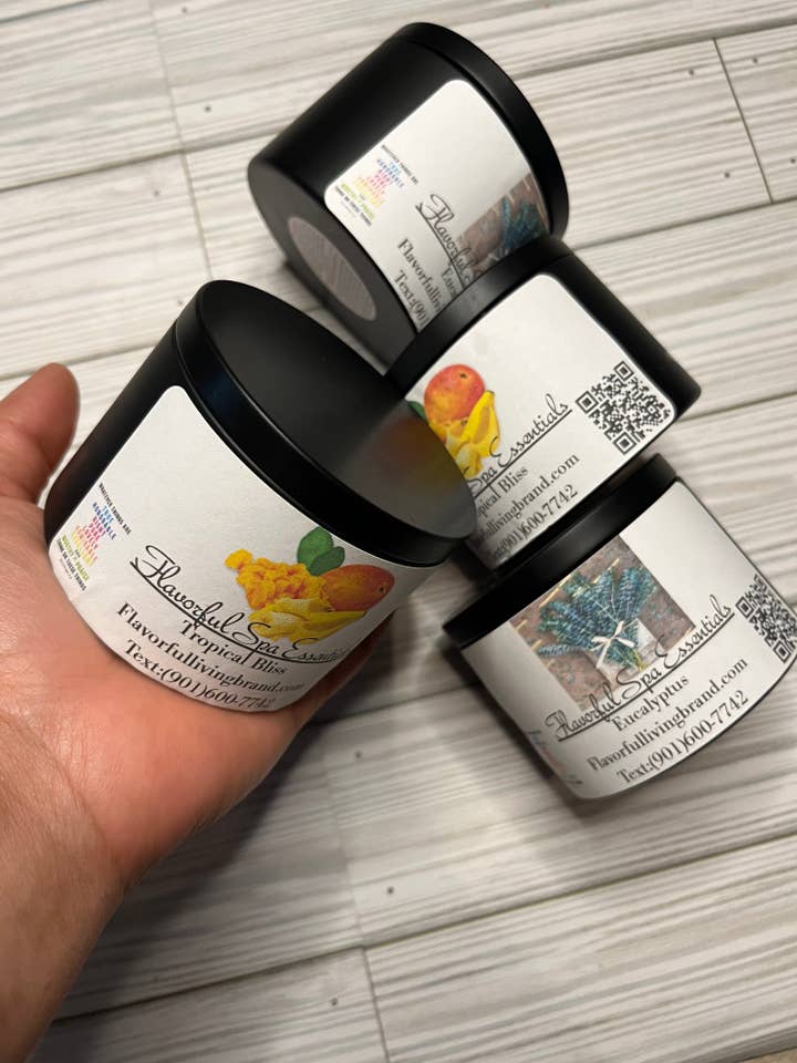 Bougies de massage savoureuses (Flavorful Spa Essentials) pour la vente par Flavorful Living Brand