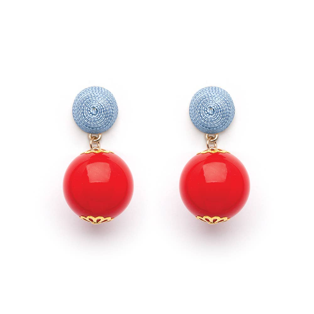 Fornash - Wholesale Dangle Earrings - Thread Earrings - Candy - Red10