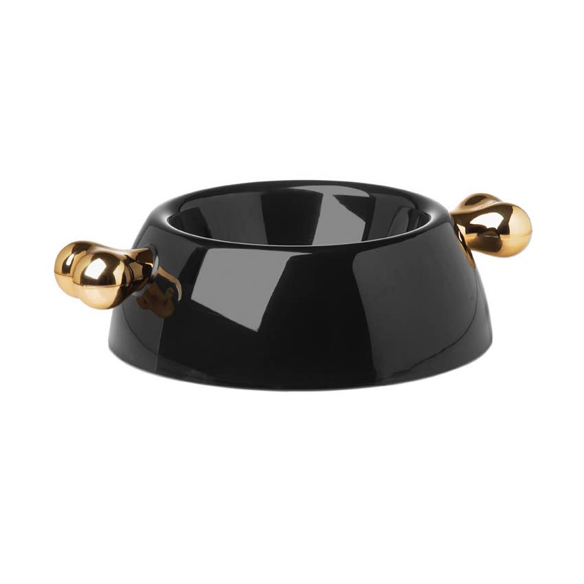 schwarz/ gold Atrium Signature Gold Hundenapf M für den Großhandel auf Faire2