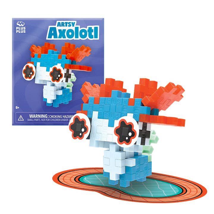 Pet Packet - Artsy Axolotl for wholesale by Plus-Plus USA