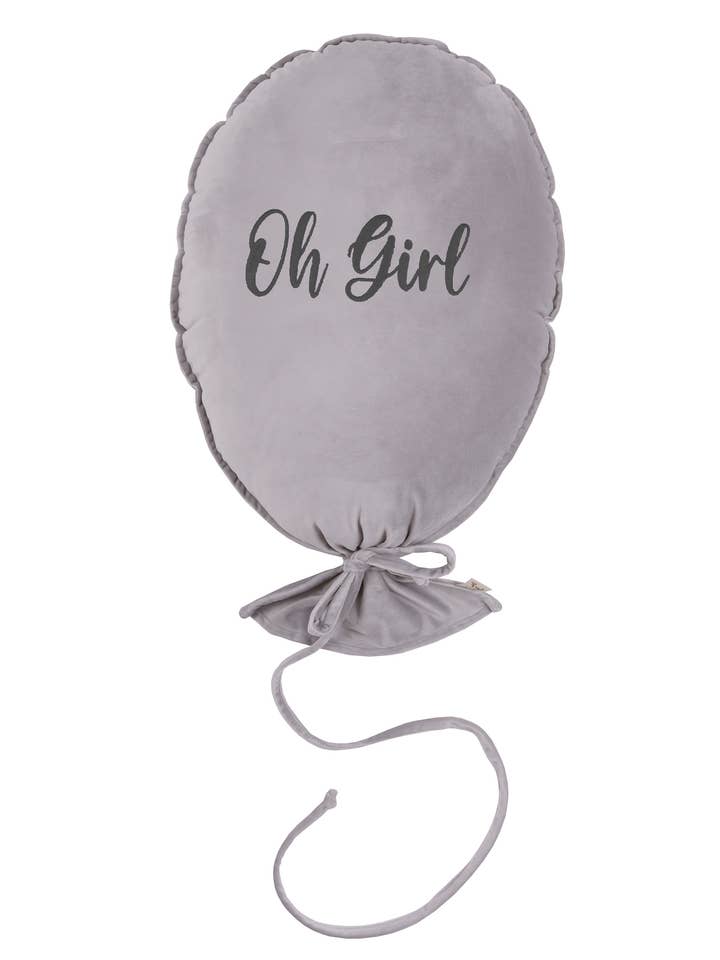 TRAVESSEIRO BALÃO DELUX PRATA CINZA OH MENINA GRAFITE por atacado de Malomi Kids