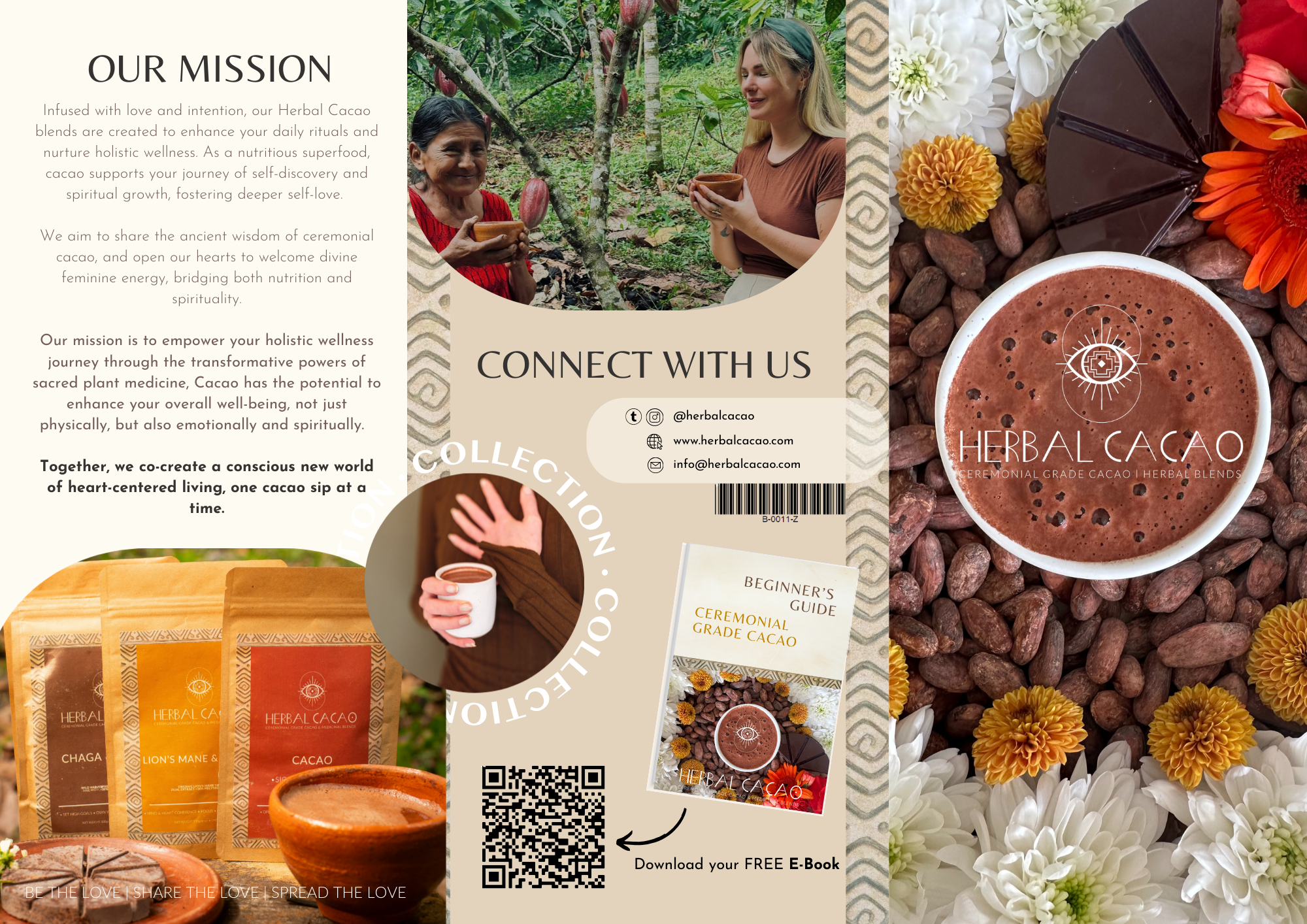 Herbal Cacao - Wholesale Cookbooks & Food - Herbal Cacao Brochure (50x)1