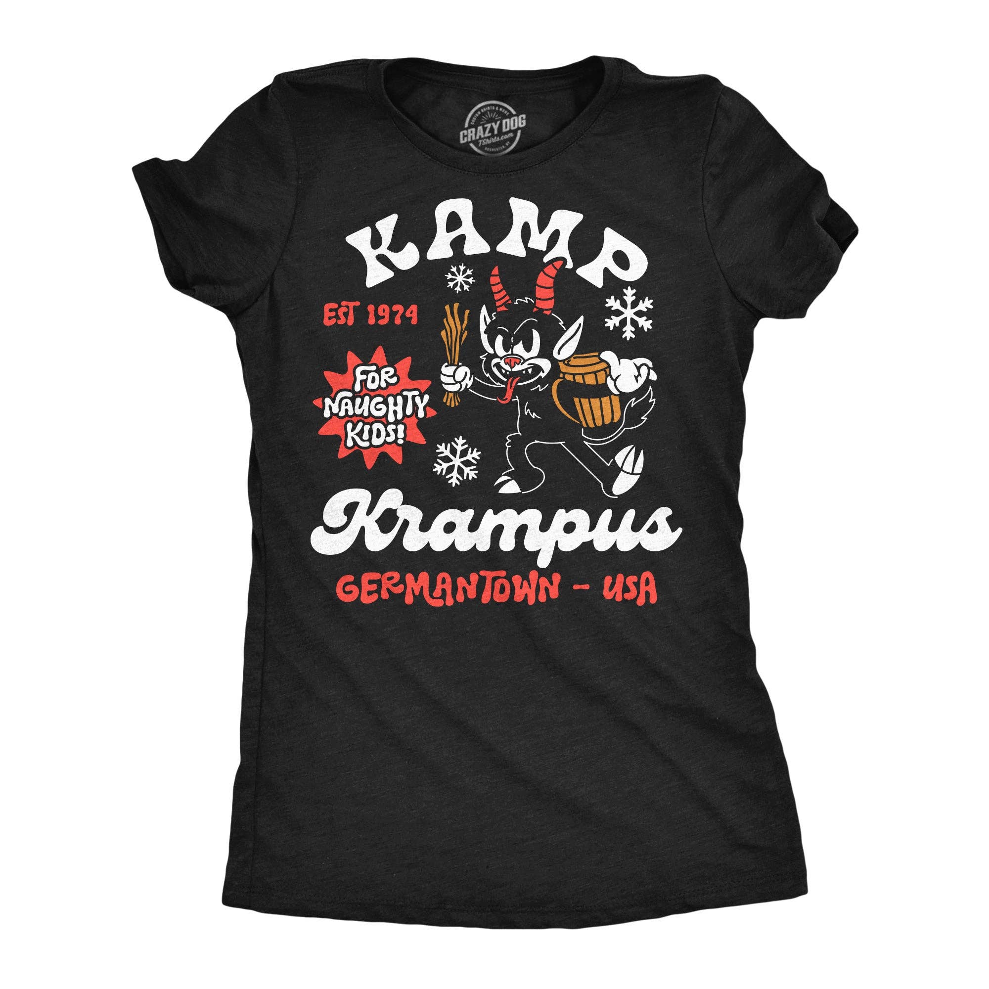 Kamp Krampus Women's T Shirt for wholesale on Faire0