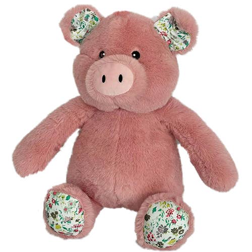 PETLOU, INC. - Wholesale Pet Plush Toy - Dog - 15" PROMO Pig - Mauve