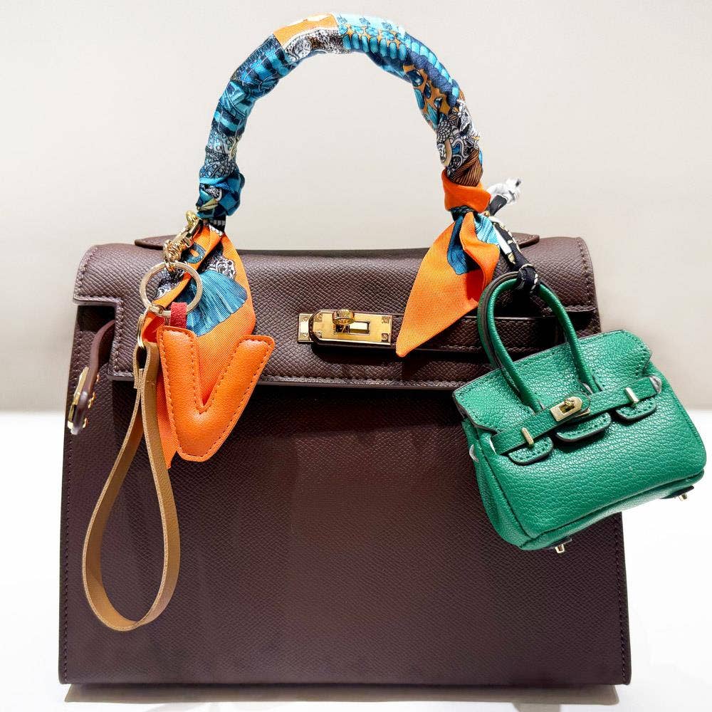 anbfashion - Vendita all'ingrosso Portachiavi - Donna - PORTACHIAVI MINI BAG CIONDOLO ACCESSORIO PER BORSA1