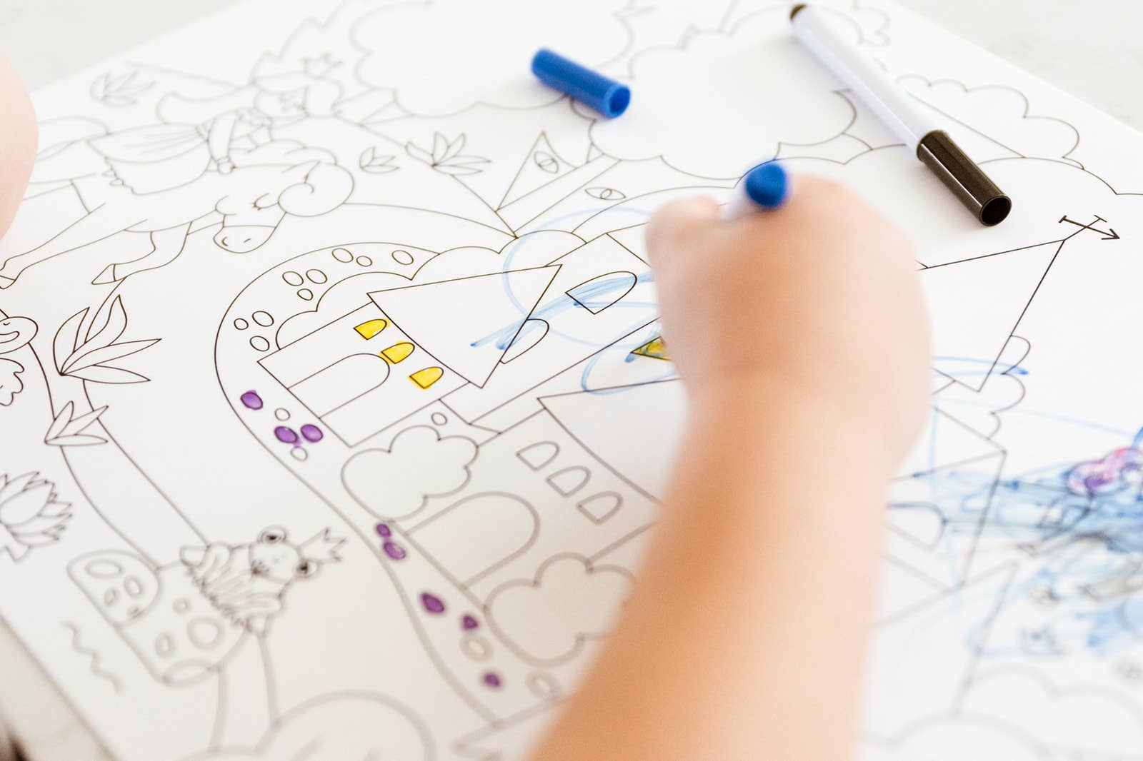 Babeehive Goods - Wholesale Coloring Mat - Kids & Baby - Silicone Reusable Coloring Placemat7