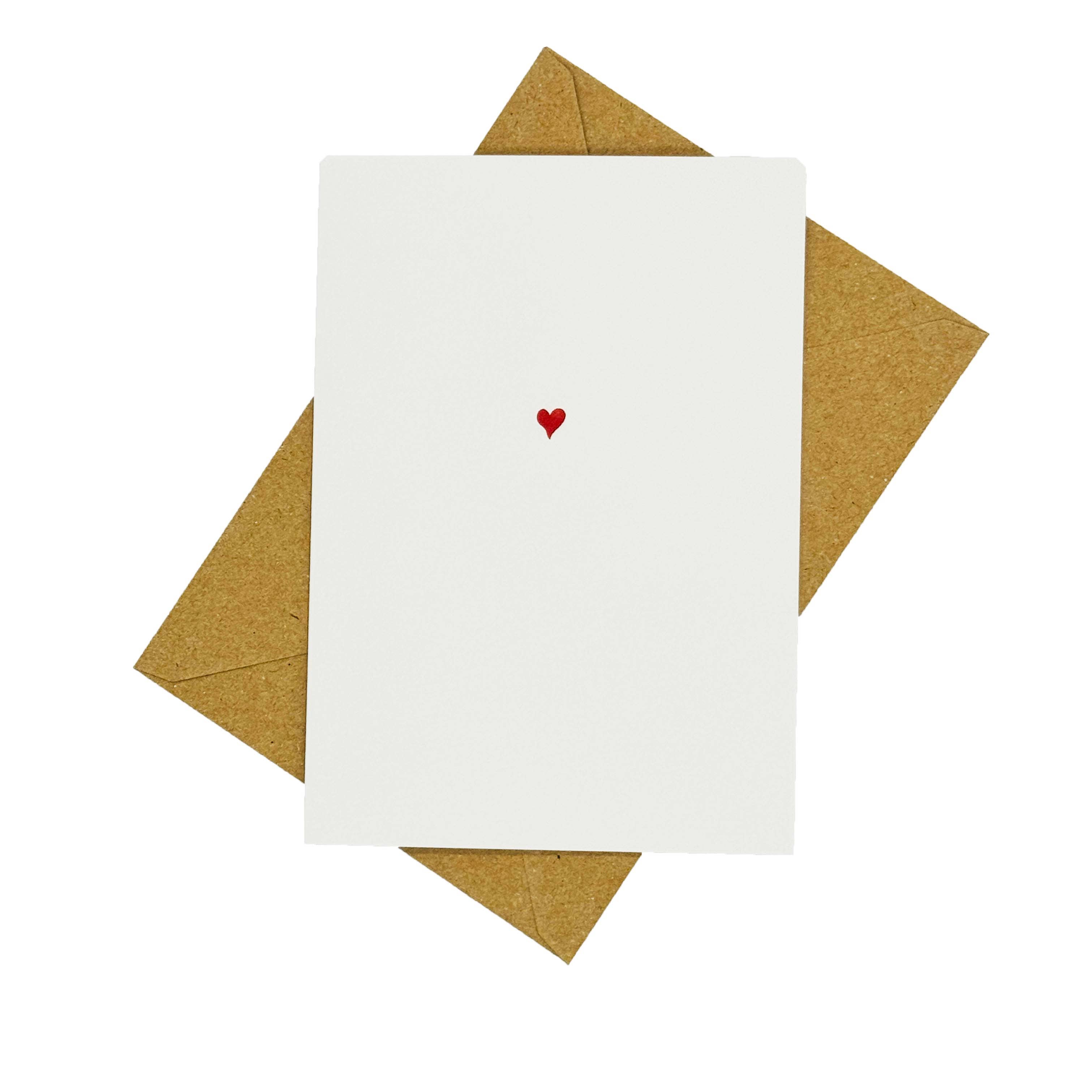 Tall Order – Conjunto de notas por atacado – Conjunto de Cartões Pequenos com Coração - Caixa com 8 Cartões em Branco2