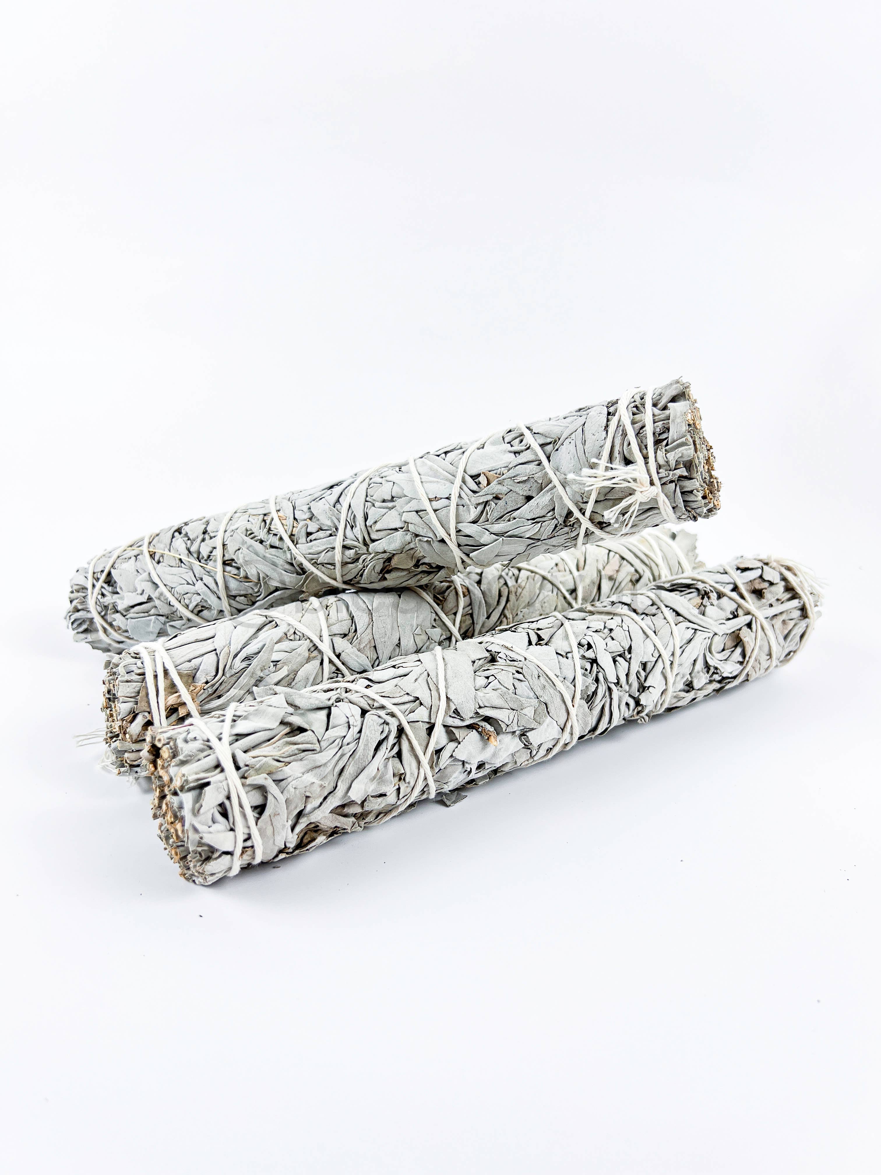 GREENROOTS USA LLC - Wholesale Sage Bundle - White Sage Smudge Stick 9" Jumbo HoUSe Cleansing Energy2