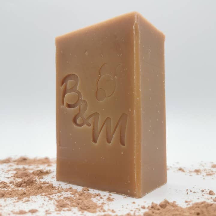 BULLE & MAILLE - Wholesale Bar Soap - Organic soap with red clay, orange, and lavandin Le Sudiste0