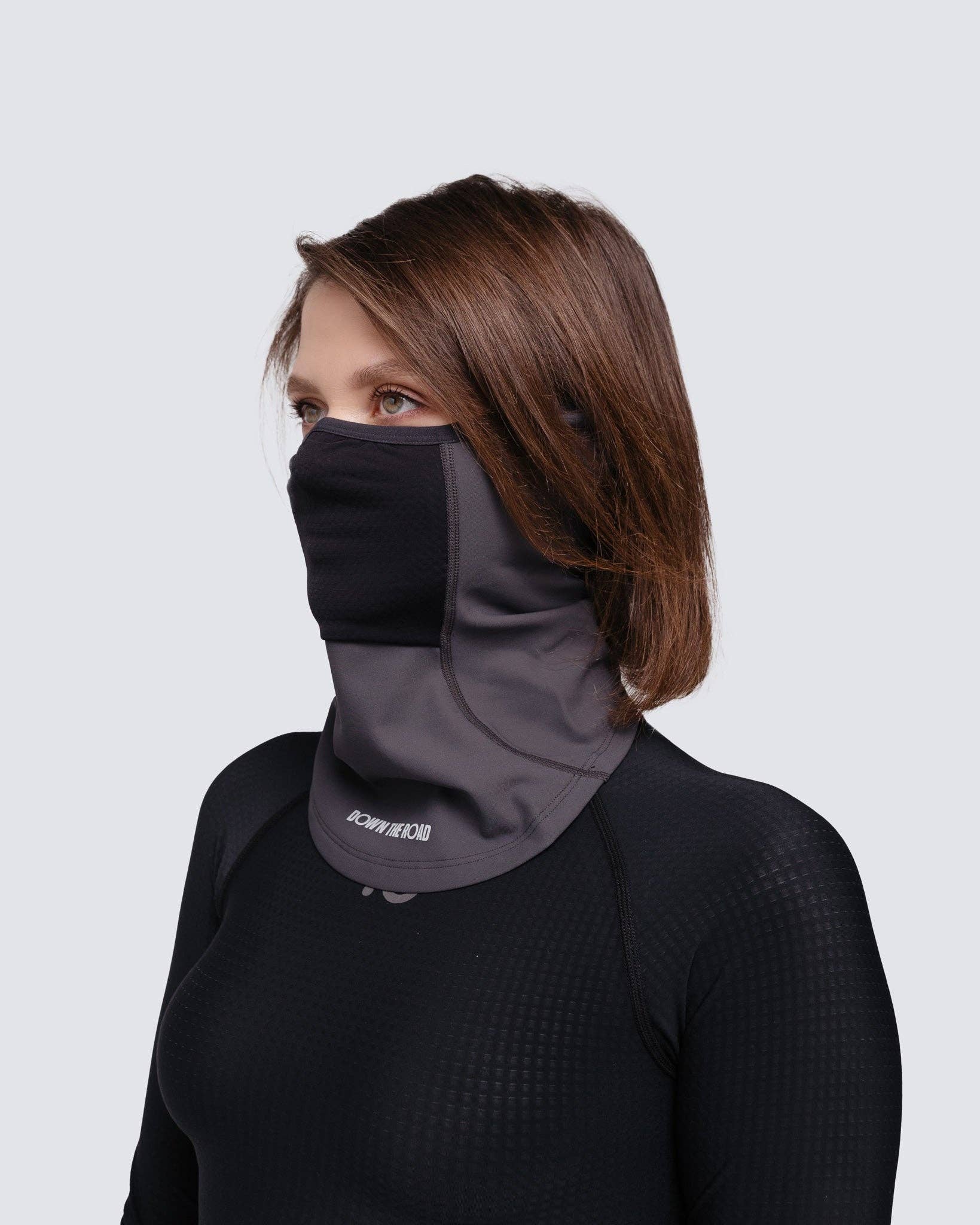 Down The Road - Wholesale Neck Gaiter/Snood - Unisex - Winter Facemask - Stone Grey2
