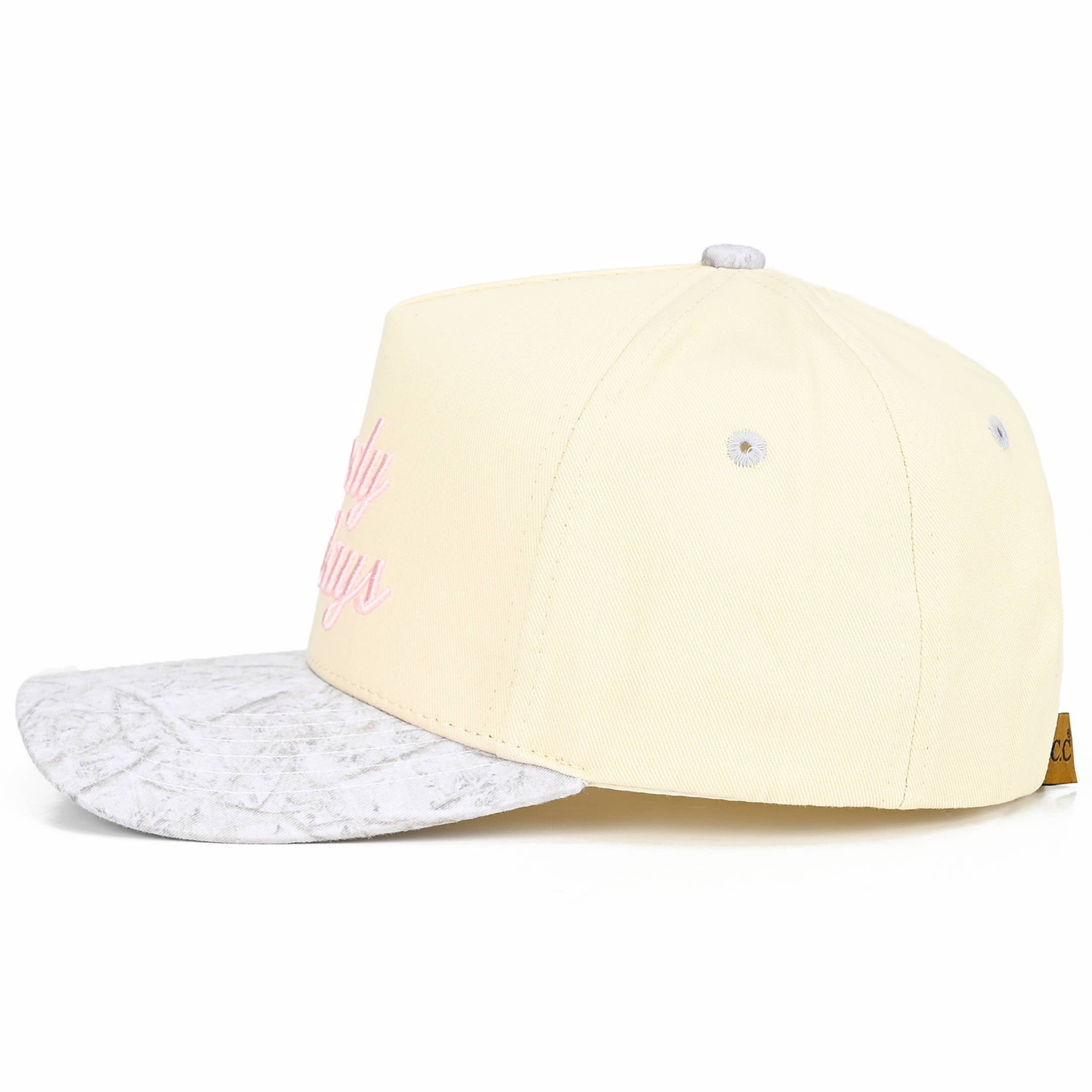 Hana - Wholesale Trucker Hat - Women's - C.C HOWDY HOLIDAYS Letter Embroidered Trucker Cap16