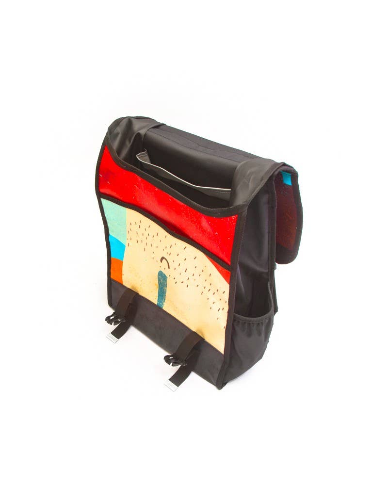 DEMANO - Wholesale Backpack - Unisex - Verdi L - Eco Large Recycled Backpack - Beige2