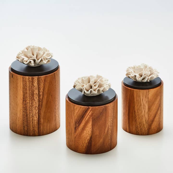 Anoq - Venta al por mayor Cajas decorativas - Caja de madera y porcelana CYLA M2