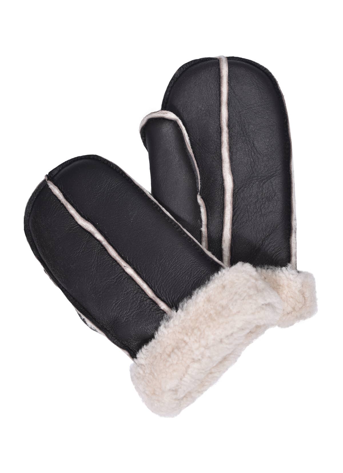 Owen Barry Ltd - Wholesale Handschoenen - Dames - Wanten van schapenvacht | Schapenvacht met gespleten palmbomen | M02 wanten12