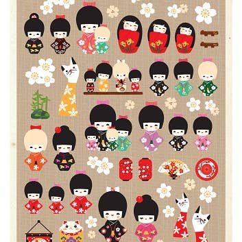 BCmini - Wholesale Sticker - Kokeshi Stickers