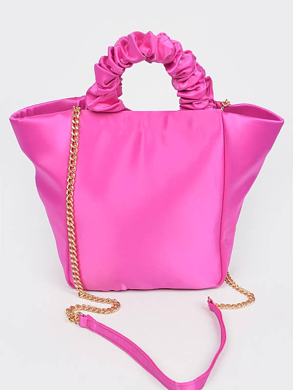 Tragetasche aus Satin mit Kette für den Großhandel von Shop Neighbors