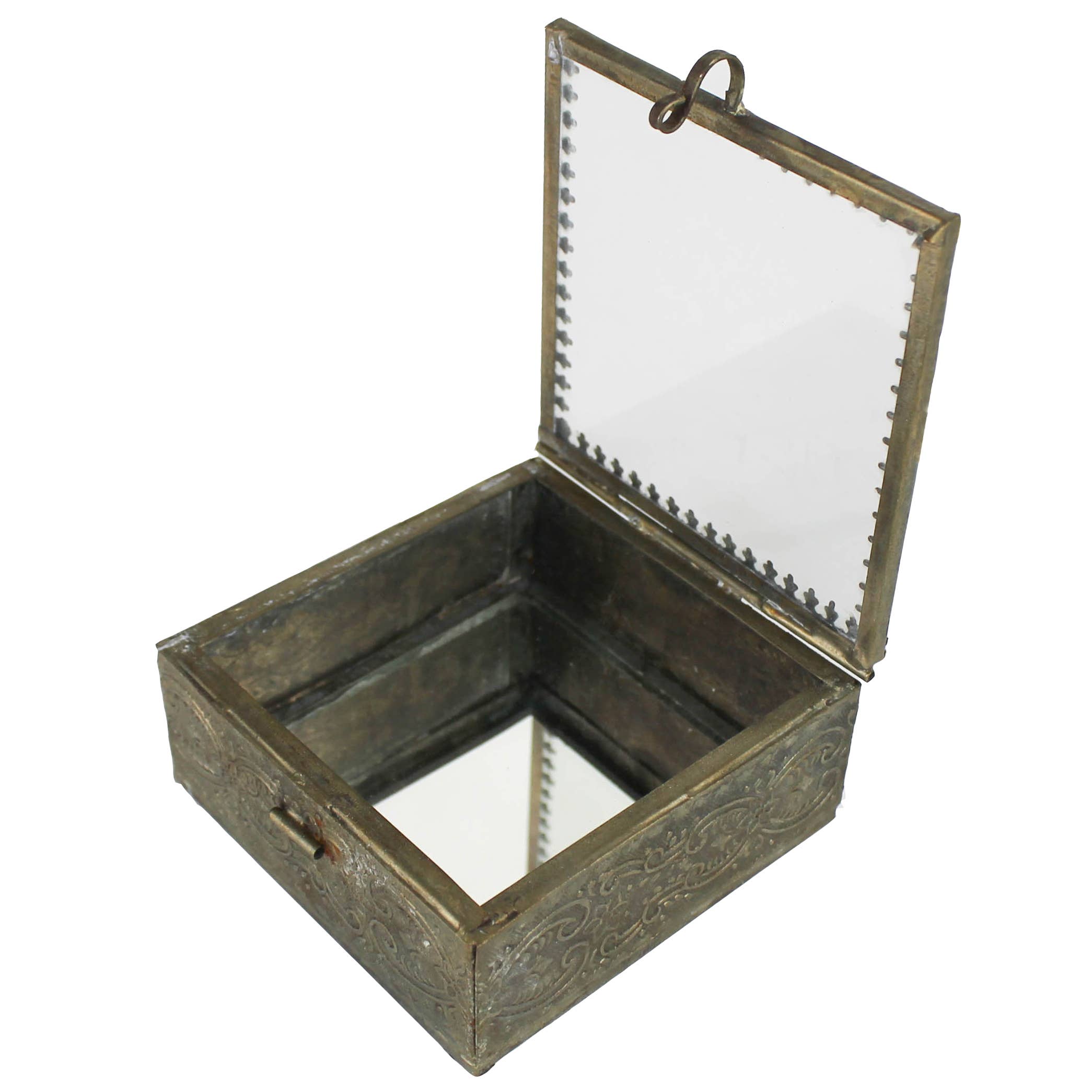 HomArt - Wholesale Jewelry Box/Organizer - Josephine Mirrored Box - Square, Lrg1