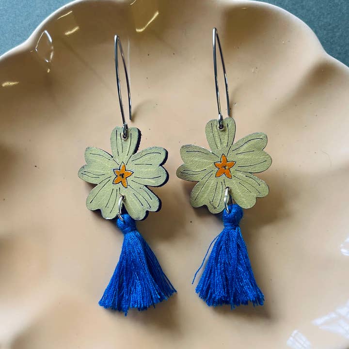 Primrose Tassel Earrings for wholesale by Lily Faith