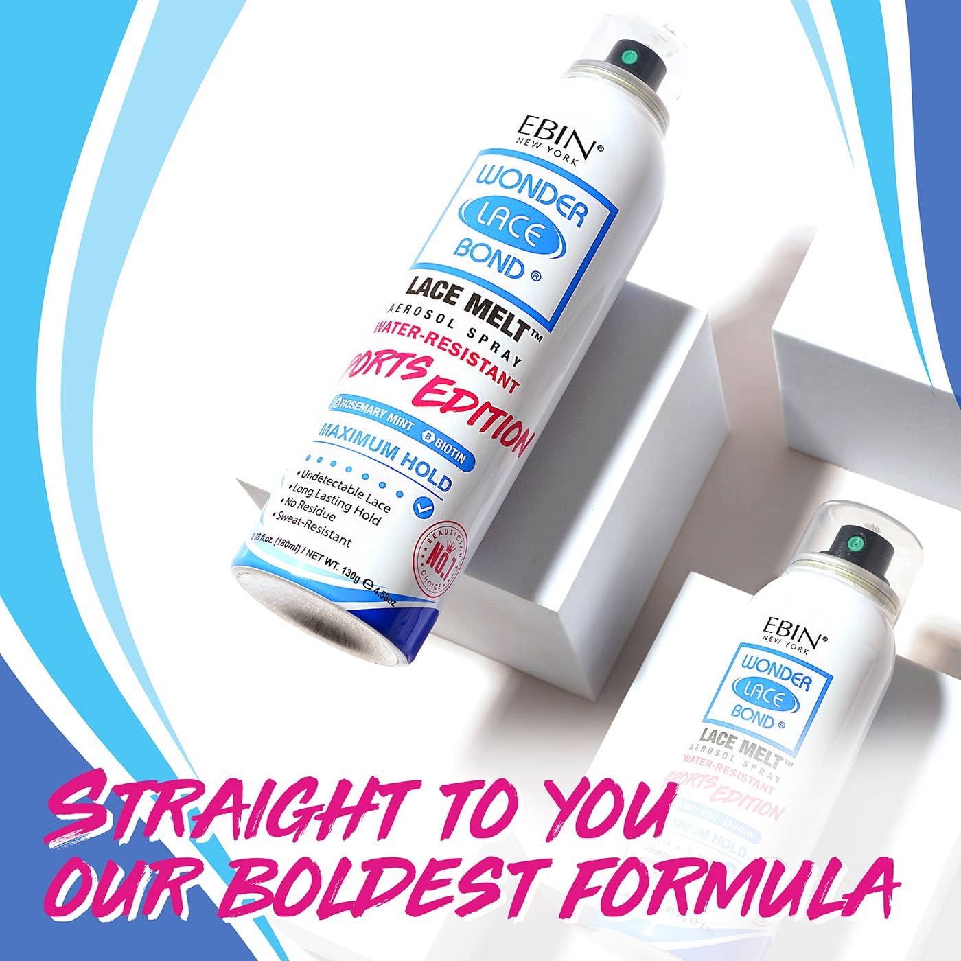 EBIN NEW YORK - Wholesale Hair Spray - Wonder Lace Bond Lace Melt Aerosol Spray Sports Edition5