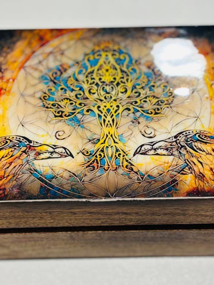 Scatola di Legno per la Conservazione Albero della Vita per la vendita all'ingrosso da parte di Essential Diamonds Co