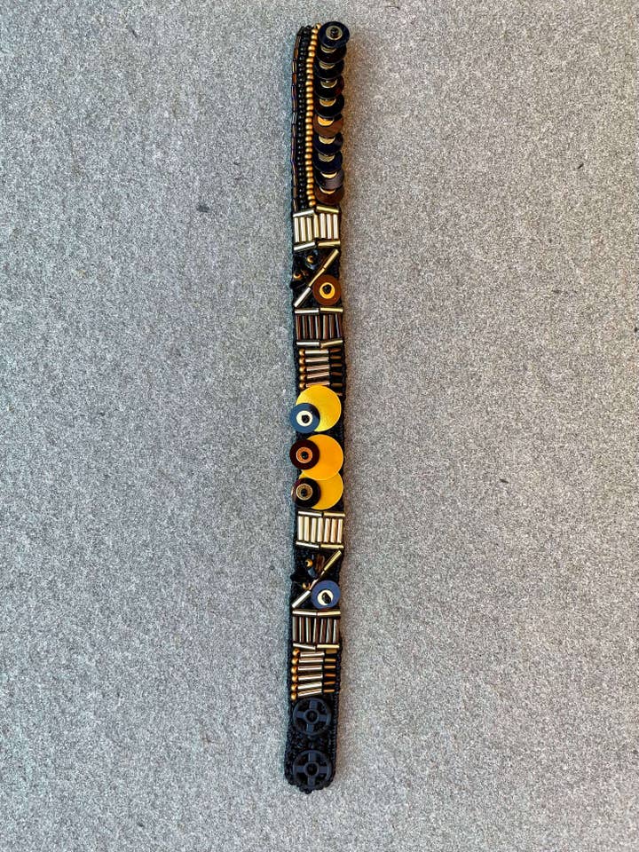 Vera Stapelbare Perlenarmbänder Schwarz für den Großhandel von Seyyah