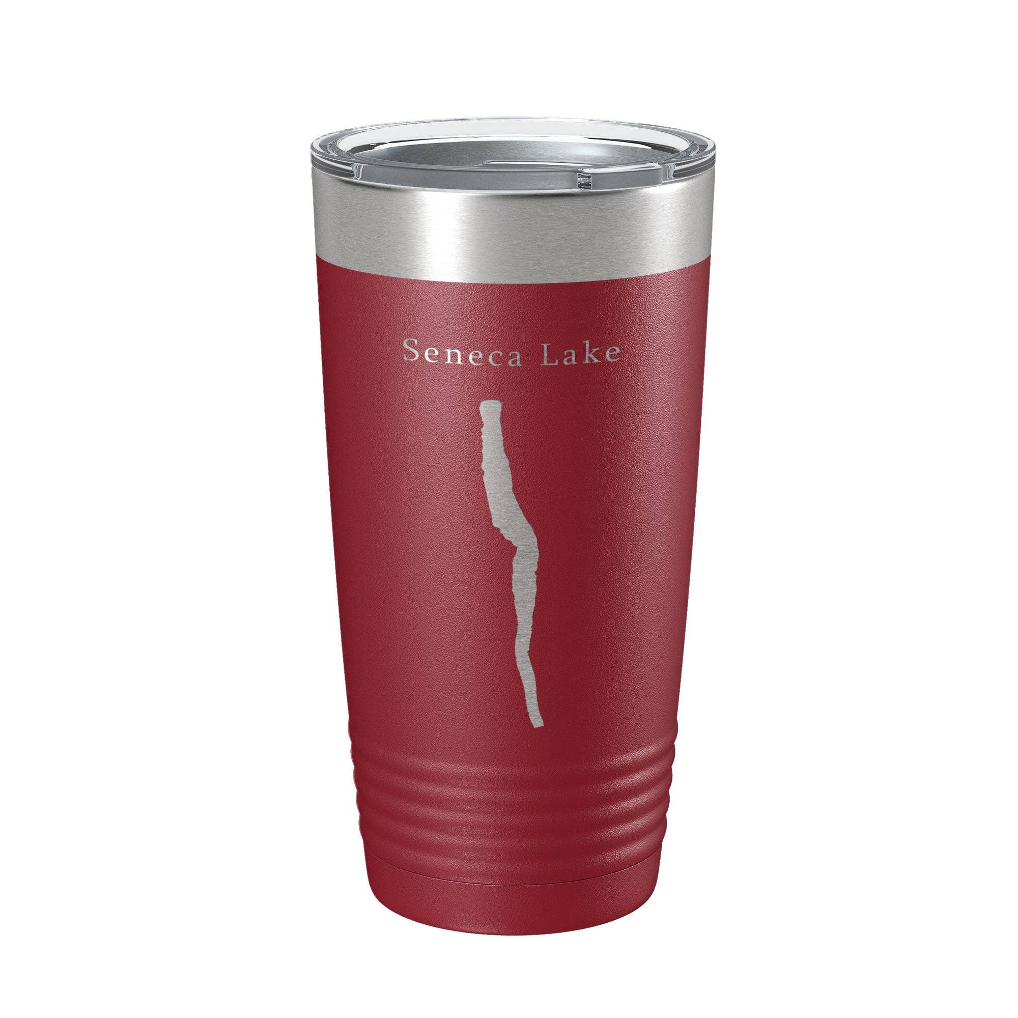 CarveBright - Wholesale Geïsoleerd drinkgerei - Seneca Lake Map Tumbler reismok geïsoleerde lasergegraveerde koffiekop New York 20 oz16