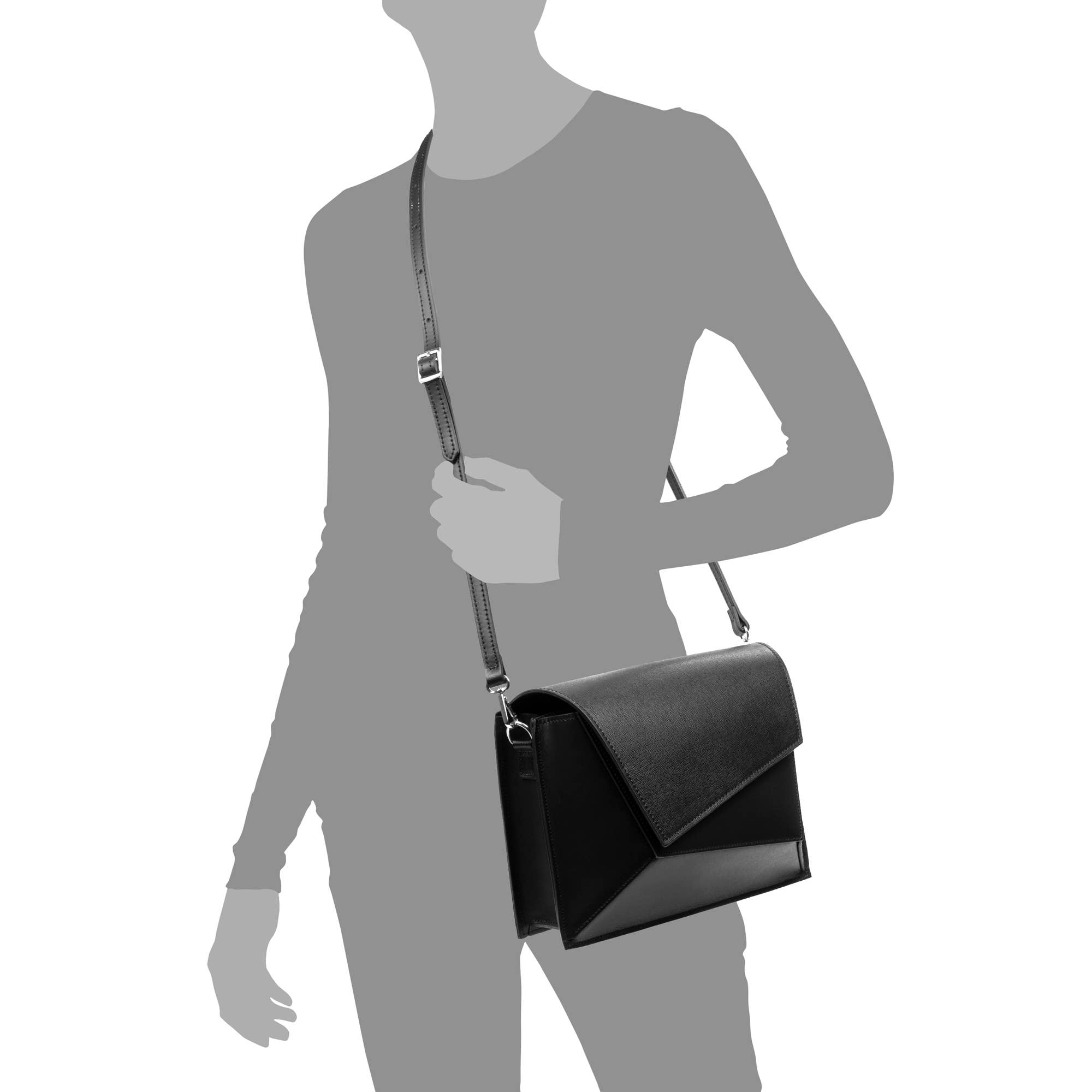 FIRENZE ARTEGIANI – Großhandel Schultertasche – Damen – Alatri Damenschultertasche aus echtem Saffiano-Ruga-Leder7