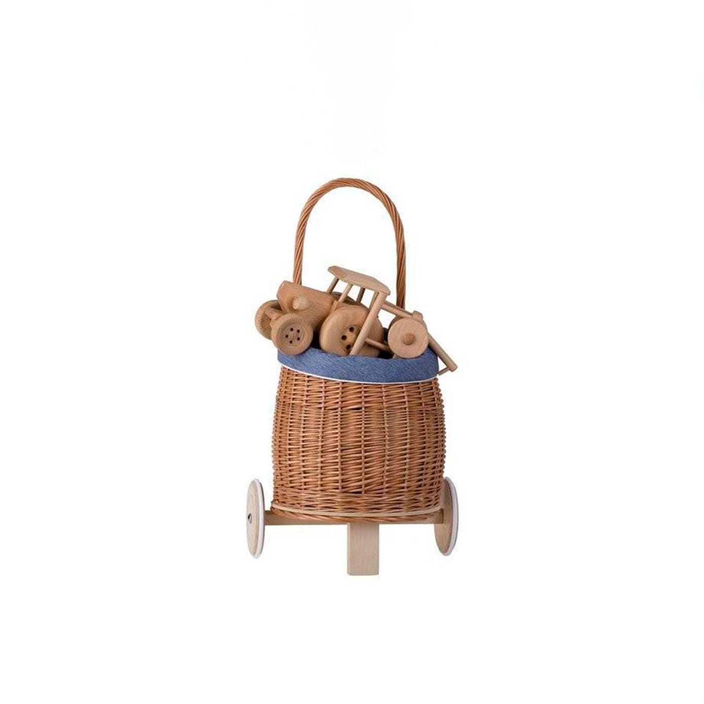 The Wicker Stories – wholesale Doll pram – Kids – Wicker Trailer Handcrafted Pram, Ecological3
